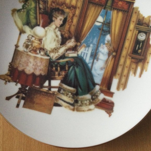 AVON president's club award collector plates "TRADITION" 2003-2004 8.5" - Picture 4 of 5